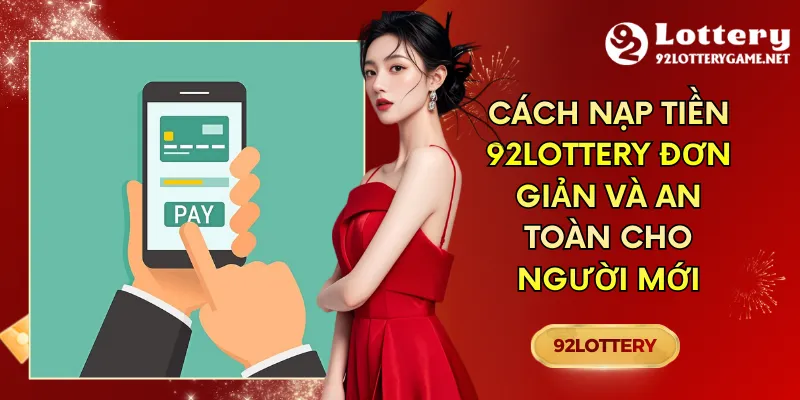 Cách Nạp Tiền 92lottery Đơn Giản Và An Toàn Cho Người Mới